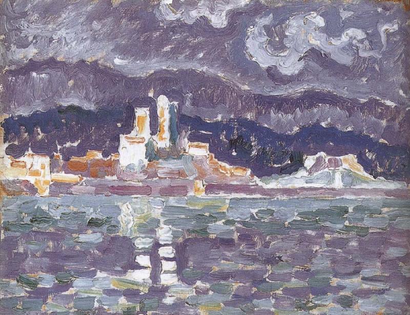 Paul Signac Study of rainstorm